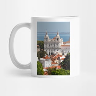 Igreja de Sao Vicente de Fora in Alfama, Lisbon, Portugal Mug